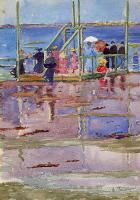 Prendergast, Maurice Brazil - Float at Low Tide, Revere Beach